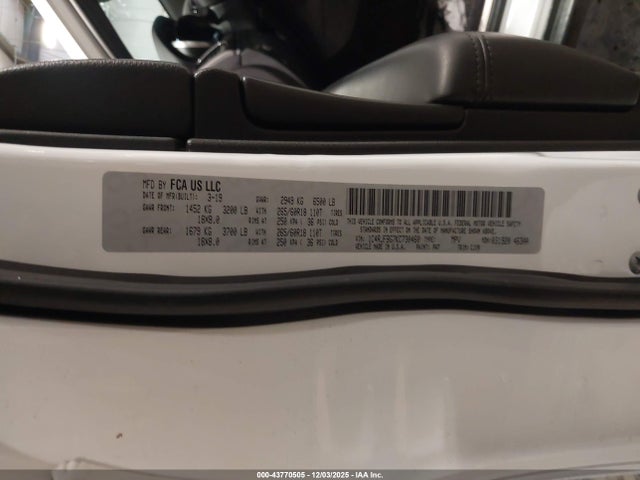 2019 JEEP GRAND CHEROKEE 1C4RJFBG7KC730460 Photo 8