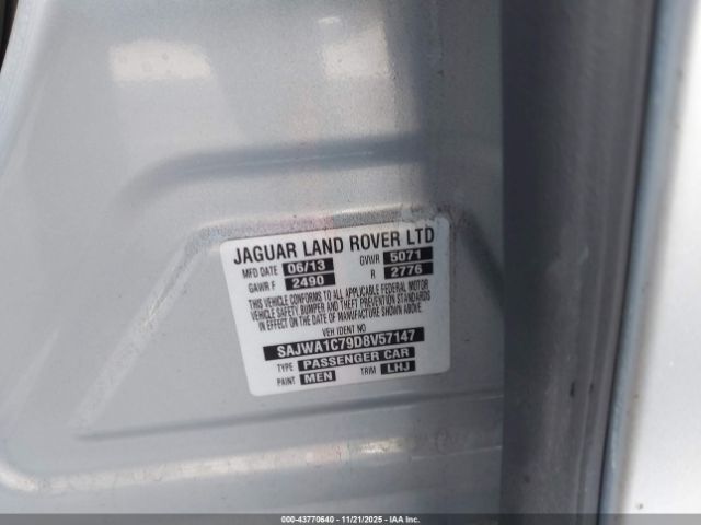 2013 JAGUAR XJ SAJWA1C79D8V57147 Photo 8