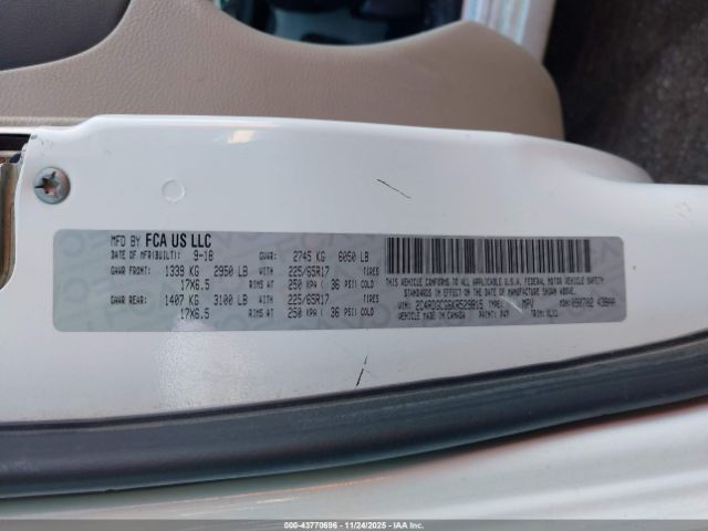 2019 DODGE GRAND CARAVAN 2C4RDGCG6KR529815 Photo 8