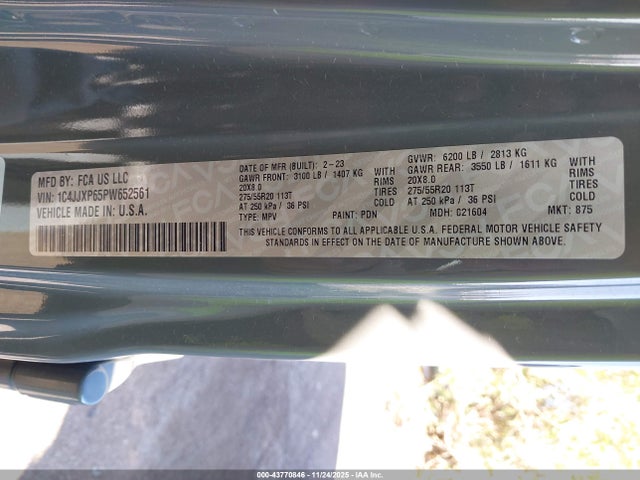 2023 JEEP WRANGLER 4XE 1C4JJXP65PW652561 Photo 8