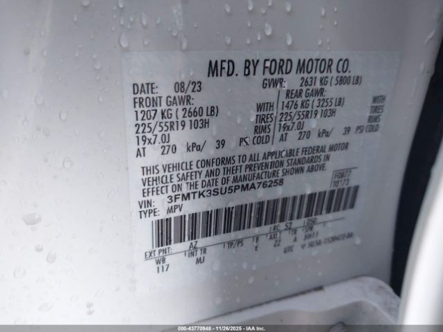 2023 FORD MUSTANG MACH-E 3FMTK3SU5PMA76258 Photo 8