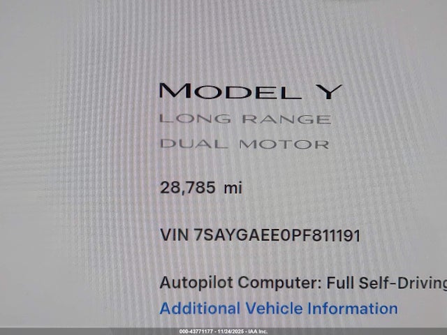 2023 TESLA MODEL Y 7SAYGAEE0PF811191 Photo 6