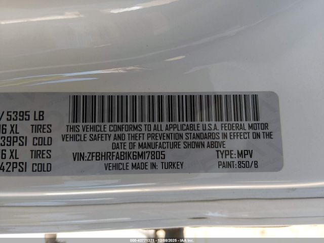 2019 RAM PROMASTER CITY ZFBHRFAB1K6M17805 Photo 8