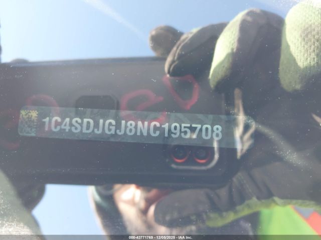 2022 DODGE DURANGO 1C4SDJGJ8NC195708 Photo 8