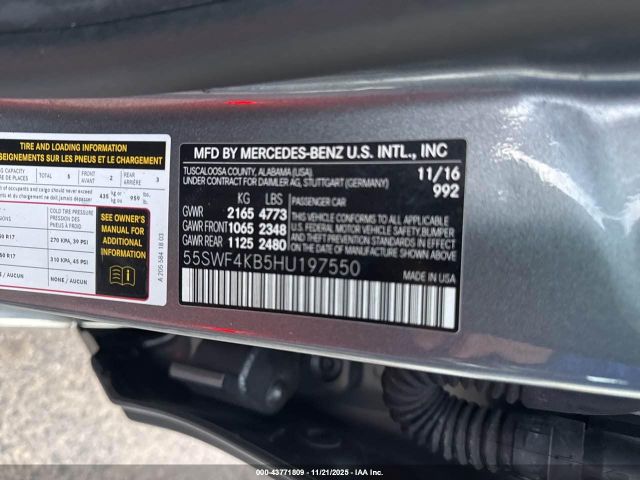 2017 MERCEDES-BENZ C 300 55SWF4KB5HU197550 Photo 8