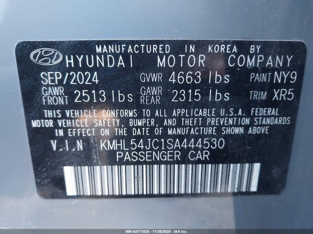 2025 HYUNDAI SONATA KMHL54JC1SA444530 Photo 8