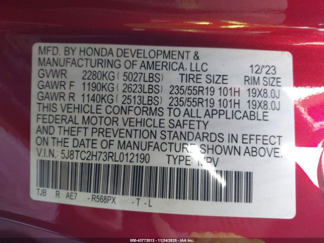 2024 ACURA RDX 5J8TC2H73RL012190 Photo 8