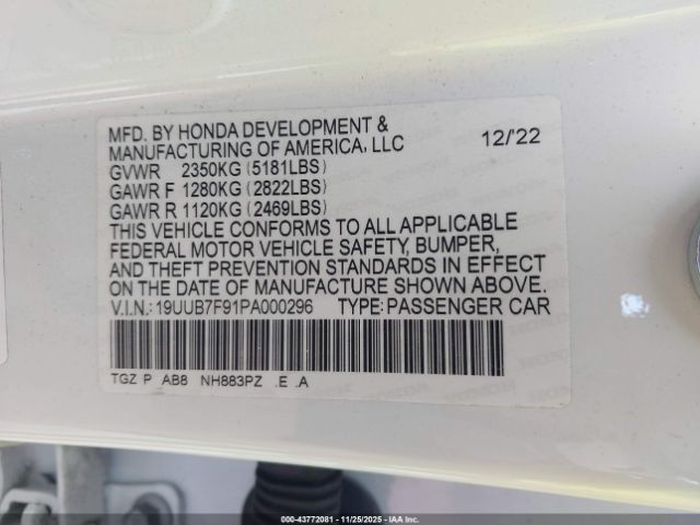 2023 ACURA TLX 19UUB7F91PA000296 Photo 8