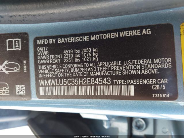 2017 MINI CLUBMAN WMWLU5C35H2E84543 Photo 8