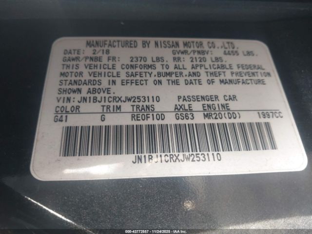 2018 NISSAN ROGUE SPORT JN1BJ1CRXJW253110 Photo 8