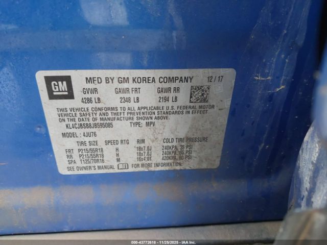 2018 BUICK ENCORE KL4CJBSB8JB595085 Photo 8