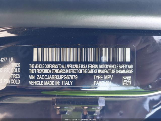 2018 JEEP RENEGADE ZACCJABB3JPG67879 Photo 8