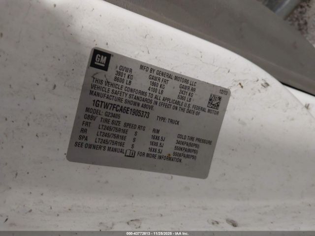 2014 GMC SAVANA 2500 1GTW7FCA6E1905373 Photo 8