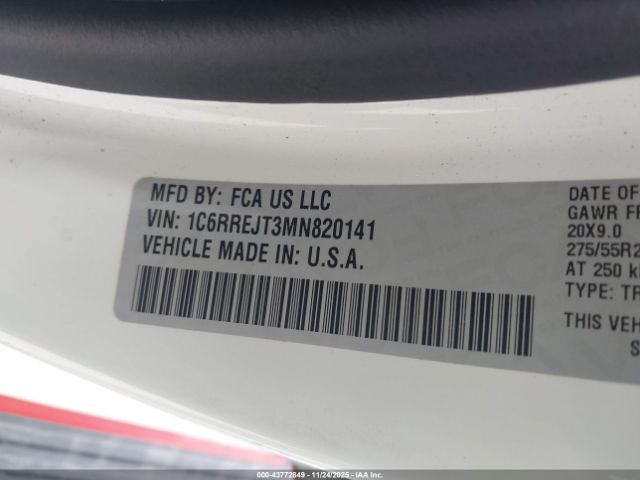 2021 RAM 1500 1C6RREJT3MN820141 Photo 8