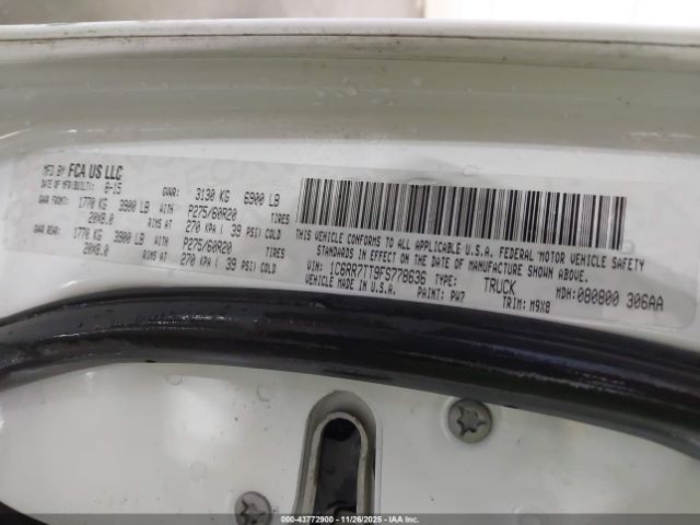 2015 RAM 1500 1C6RR7TT9FS778636 Photo 8