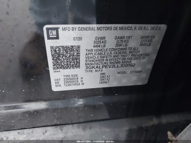 2020 GMC TERRAIN 3GKALPEV2LL300062 Photo 8