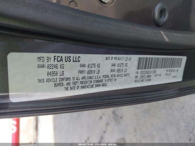 2020 DODGE CHALLENGER 2C3CDZAG2LH113356 Photo 8