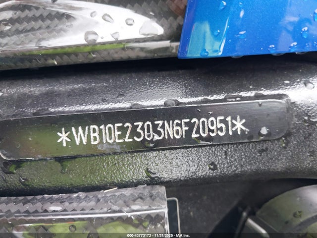 43773172 :رقم المزاد ، WB10E2303N6F20951 vin ، 2022 Bmw S 1000 Rr مزاد بيع