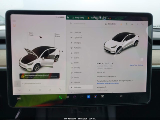 2021 TESLA MODEL Y 5YJYGDEE7MF298774 Photo 6