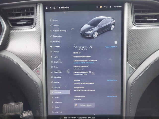 Tesla Model X 100d/75d/p100d 2018 5YJXCDE28JF122289 Image 17