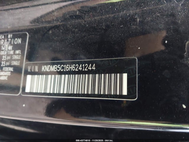 KNDMB5C16H6241244 KIA SEDONA LX