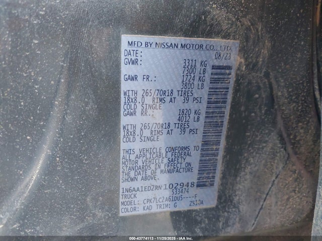 2024 NISSAN TITAN 1N6AA1ED2RN102948 Photo 8