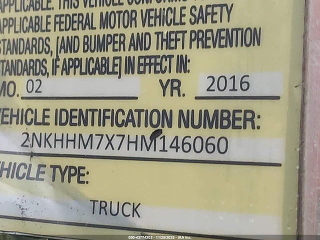 Продажа на аукционе авто 2017 Kenworth T3 Series, vin: 2NKHHM7X7HM146060, номер лота: 43774202