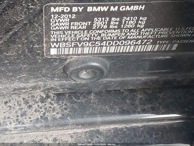 2013 BMW M5 WBSFV9C54DD096472 Photo 8