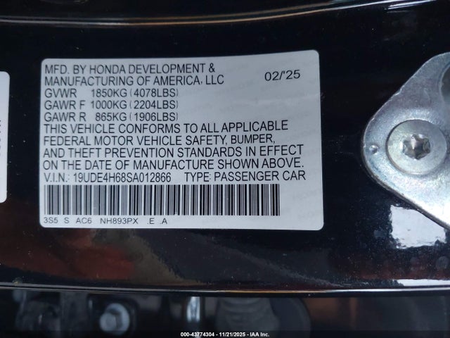 Acura Integra A-spec Technology 2025 19UDE4H68SA012866 Image 9