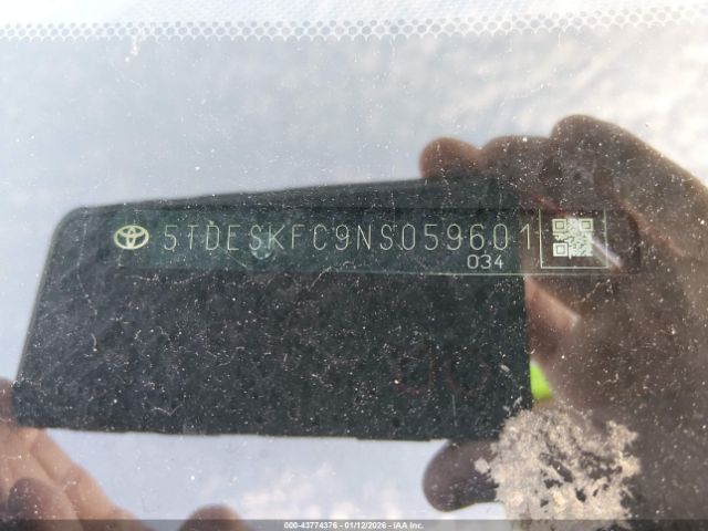 2022 TOYOTA SIENNA 5TDESKFC9NS059601 Photo 8