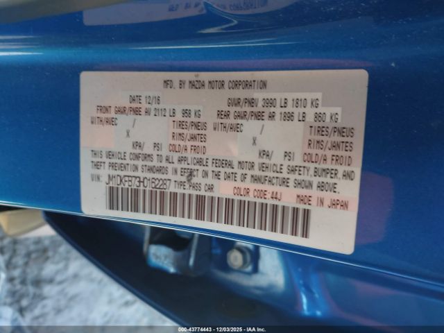 2017 MAZDA CX-3 JM1DKFB73H0162287 Photo 8