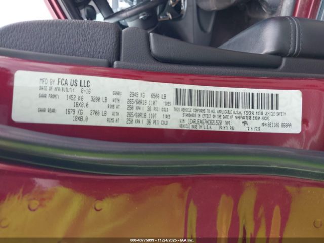 2017 JEEP GRAND CHEROKEE 1C4RJEAG7HC621520 Photo 8