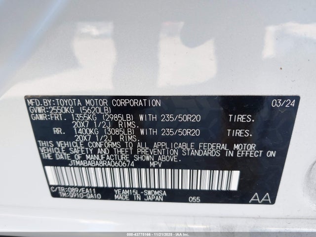 Subaru Solterra Limited 2024 JTMABABA8RA060674 Image 9