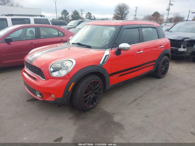2011 MINI COOPER S COUNTRYMAN WMWZC5C50BWH99832 Photo 1
