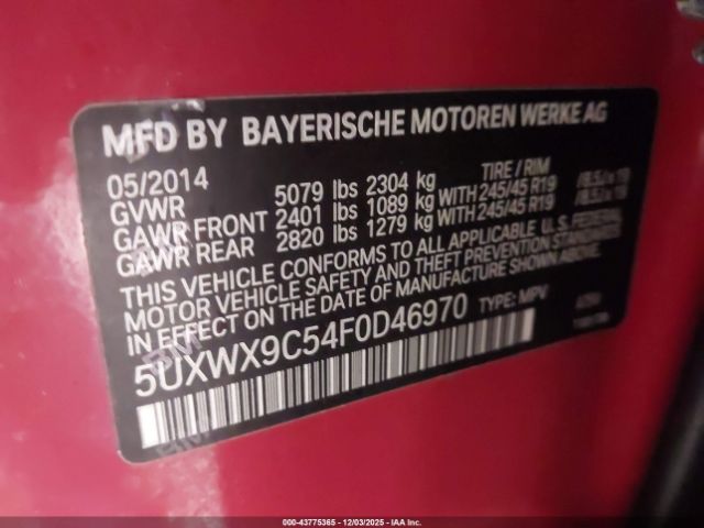 2015 BMW X3 5UXWX9C54F0D46970 Photo 8