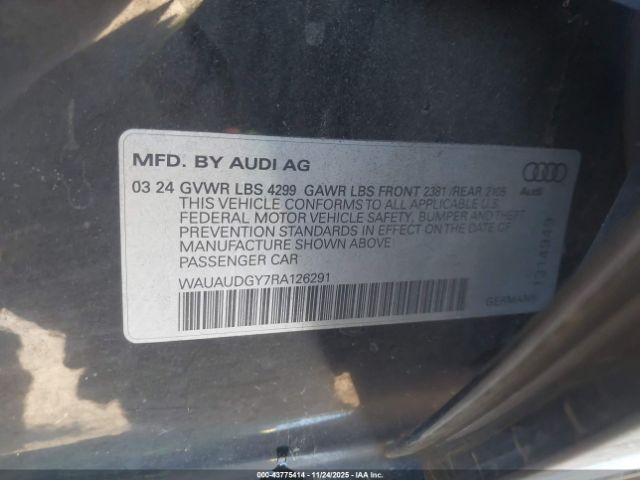 2024 AUDI A3 WAUAUDGY7RA126291 Photo 8
