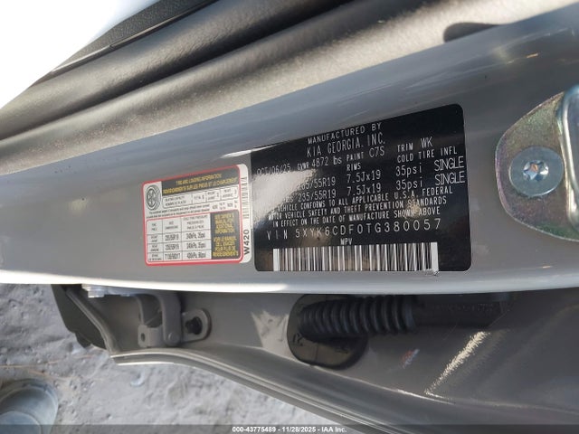 5XYK6CDF0TG380057 KIA Sportage X-line