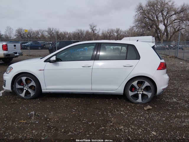 Продаж на аукціоні авто 2017 Volkswagen Golf Gti Autobahn 4-door/s 4-door/se 4-door/sport, vin: 3VW4T7AU2HM075565, номер лоту: 43775559