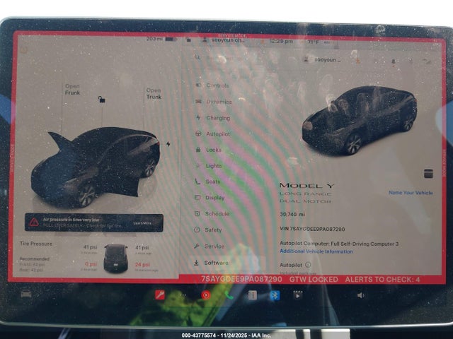 2023 TESLA MODEL Y 7SAYGDEE9PA087290 Photo 6