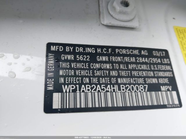 2017 PORSCHE MACAN WP1AB2A54HLB20087 Photo 8