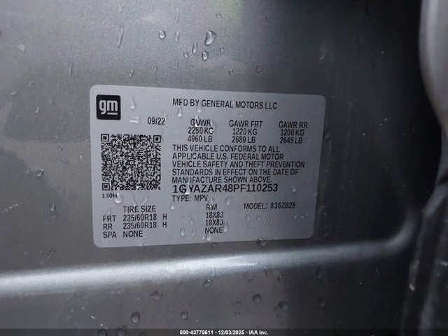 2023 CADILLAC XT4 1GYAZAR48PF110253 Photo 8