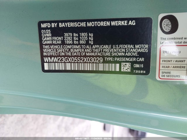 2025 MINI CONVERTIBLE WMW23GX05S2X03029 Photo 8