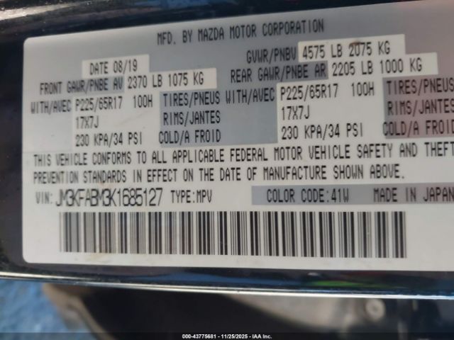 2019 MAZDA CX-5 JM3KFABM3K1685127 Photo 8