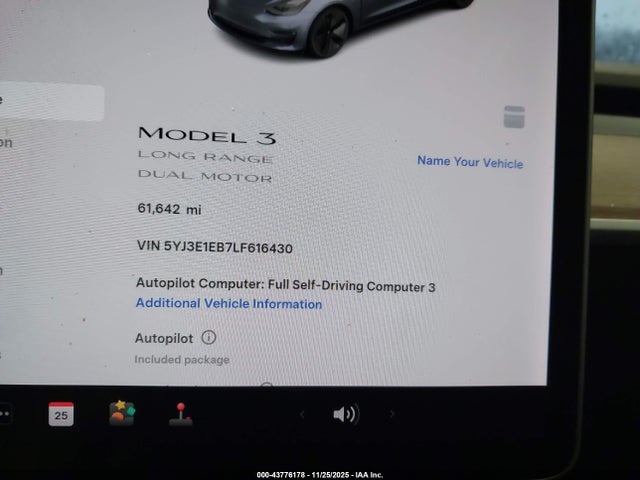 2020 TESLA MODEL 3 5YJ3E1EB7LF616430 Photo 6