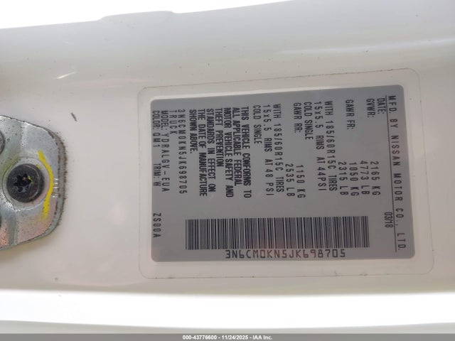 Nissan NV200 2018 3N6CM0KN5JK698705 Image 29
