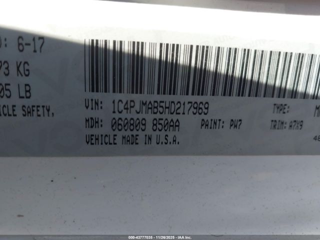 2017 JEEP CHEROKEE 1C4PJMAB5HD217969 Photo 8