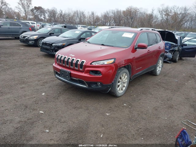 2014 Jeep Cherokee Limited მანქანა იყიდება აუქციონზე, vin: 1C4PJMDS3EW282248, აუქციონის ნომერი: 43777145