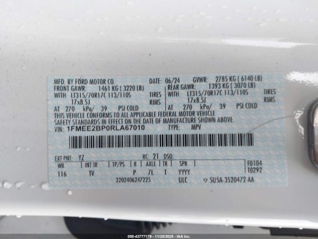 2024 FORD BRONCO 1FMEE2BP0RLA67010 Photo 8