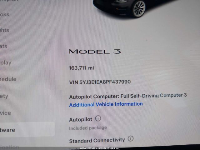 2023 TESLA MODEL 3 5YJ3E1EA8PF437990 Photo 6