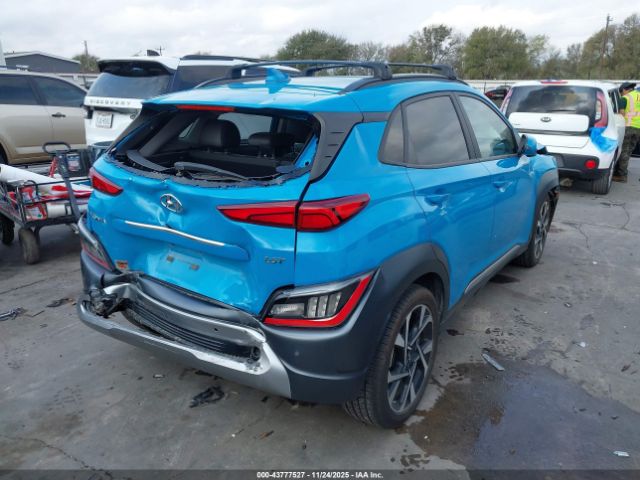 2022 HYUNDAI KONA KM8K53A34NU846633 Photo 3